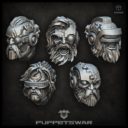 Puppets War Techno Viking Heads 04