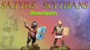 28mm Hard Plastic Satyrs And Scythians 1