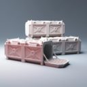 Corvus Games Terrain  Sci Fi Shipping Containers1