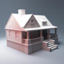 Corvus Games Terrain  Urban House 'B' Suburbia  1