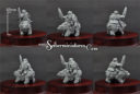 Scibor 15mm Dwarf Lord On War Bear #3