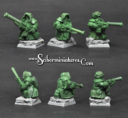 Scibor Dwarven Hunters Kneeling 3 Miniatures 01