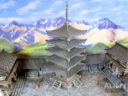 3DAlienWorlds Samurai Temple Pagoda 2