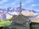 3DAlienWorlds Samurai Temple Pagoda 7