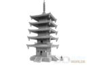 3DAlienWorlds Samurai Temple Pagoda 9