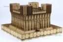 Lasercut Buildings Gothic Monastery Modular System 28mm : 1 56 7