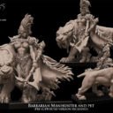 AoW Barbarian Manhunter With Sabertooth Familiar