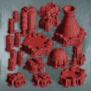 Death Ray Designs Steel Rift Hex City Industrial – Full Set – Digital STL