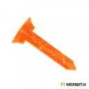 Kromlech Deep Strike Ruler Template 6 Small Perimeter Orange 1