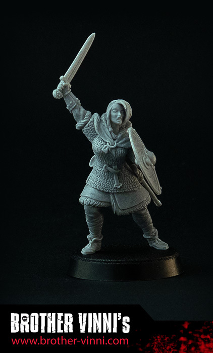 CoolMiniOrNot - female SAGA shieldmaidens by Brother Vinni