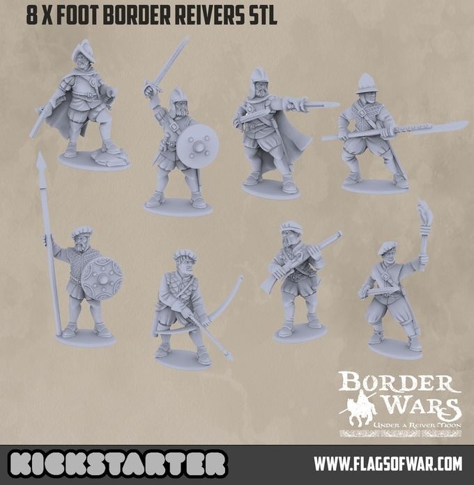 Border Wars: Border Reiver Miniatures and Rules Kickstarter