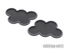 Tabletop Art Movement Tray Rounded Edge 32mm 5s Cloud Black Silver (2) 1