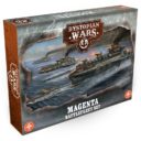 Warcradle Studios Magenta Battlefleet Set 1