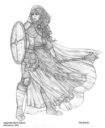 DSM Female Cleric With Mace 8