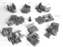 3D Alien Worlds Modular Buildings Preview 1