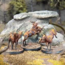 Fallout Wasteland Warfare Creatures Radstag Herd 06