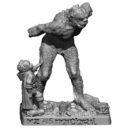 Mithril Miniatures MZ705 Lord Of The Rings 'SAMWISE GAMGEE™ With Petrified Troll' Resin Vignette 1