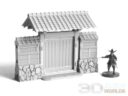 3D Alien Worlds Samurai House Gates 1