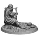 Mithril Miniatures MZ720 Lord Of The Rings 'Ranger With Harp' Resin Figure 2