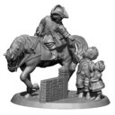 Mithril Miniatures MZ721 The Lord Of The Rings 'Hobbit Quickpost Rider' Resin Vignette 1