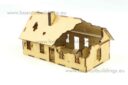 Lasercut Buildings Country Houses Damaged Versions 1