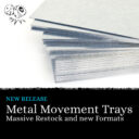 Tabletop Art Metal Movement Trays 1