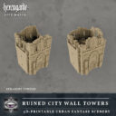 Tired World Studio Ruined City Wall Towers 04