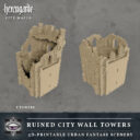 Tired World Studio Ruined City Wall Towers 05