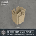 Tired World Studio Ruined City Wall Towers 06