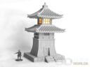 3D Alien Worlds Samurai Lighthouse Model Print Example