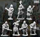 Hobday and Hicks The Baron’s War Mountain Orc Champions 3D-Sculpts