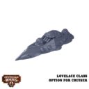 Dystopian Wars Xenophon Battlefleet Lovelace Class Option für den Cruiser 1