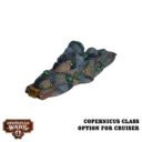 Dystopian Wars Xenophon Battlefleet Copernicus Class Option für den Cruiser 2