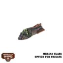 Dystopian Wars Xenophon Battlefleet Merian Class Option für die Fregatte 1