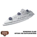 Dystopian Wars Xenophon Battlefleet Xenophon Class Option für den Battlecruiser 1