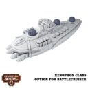 Dystopian Wars Xenophon Battlefleet Xenophon Class Option für den Battlecruiser 2