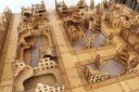 Lasercut Buildings Ruined City 2