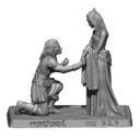 Mithril Miniatures MZ727 The Lord Of The Rings 'GALADRIEL™ Receives NENYA™ From CELEBRIMBOR™' Resin Vignette 1