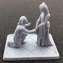 Mithril Miniatures MZ727 The Lord Of The Rings 'GALADRIEL™ Receives NENYA™ From CELEBRIMBOR™' Resin Vignette 3