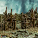 Printable Scenery Ruined Ramshackle Ramparts 5