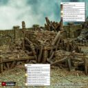 Printable Scenery Ruined Ramshackle Ramparts 6