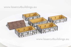 Lasercut Buildings Granary, Prepaint Version Available In 15mm:1 100 3