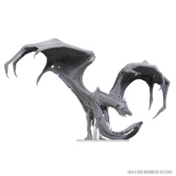 WizKids D&D NOLZUR'S MARVELOUS MINIATURES ADULT BLACK DRAGON CORRUPTOR [2024 EDITION] 1