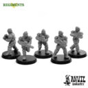 Unity Council Spectre Operatives Male 5 Miniatures