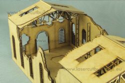 Lasercut Buildings Factory Available In 28mm:1 56 2