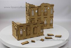 Lasercut Buildings Gothic Curtains And Containers 3