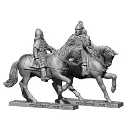 Mithril Miniatures MZ728 The Lord Of The Rings 'DÉORWINE™ And ROHIRRIM™ Captain' UV Resin Miniatures 1