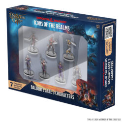 WizKids D&D ICONS OF THE REALMS BALDUR'S GATE 3 CHARACTER BOXED SET | CHARACTERS FROM BG3 1