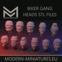 Modernminiatures Biker Gang Heads 02