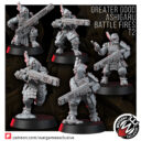 Wargame Exclusive Greater Good Ashigaru Battle Fires T2 12